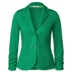 Cecil Damen Sweat Blazer Easy Green