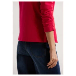 Cecil Damen Sweat Blazer Casual Red 10 Cecil Damen Sweat Blazer Casual Red -Modezauber Günstiges Geschäft cecil sweat blazer with gathering detail rot 14935 detail seite