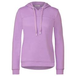 Cecil Damen Hoodie Sweatshirt Sporty Lilac