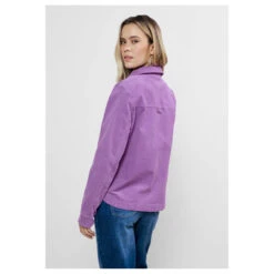 Cecil Damen Jacke Corduroy Overshirt Sporty Lilac -Modezauber Günstiges Geschäft cecil tos corduroy overshirt cordjacke violett 15565 model seite