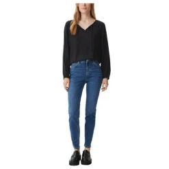 Comma Damen Langarm Bluse Black 7 Comma Damen Langarm Bluse Black -Modezauber Günstiges Geschäft comma bluse schwarz 9999 vorne