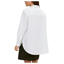 Comma Damen Bluse Soft White -Modezauber Günstiges Geschäft comma bluse weiss 0100 detail hinten