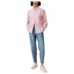 Comma Damen Langarm Bluse Lilac Pink 7 Comma Damen Langarm Bluse Lilac Pink -Modezauber Günstiges Geschäft comma hemdbluse rosa 42g1 model vorne