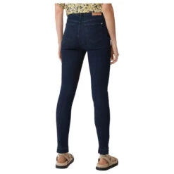 Comma Damen Ankle Skinny Jeans Deep Blue Open Hem -Modezauber Günstiges Geschäft comma jeans blau 58z2 ansicht hinten