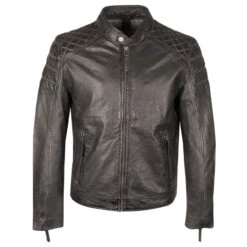 Gipsy (by Mauritius) Herren Lederjacke Donnie Anthracite