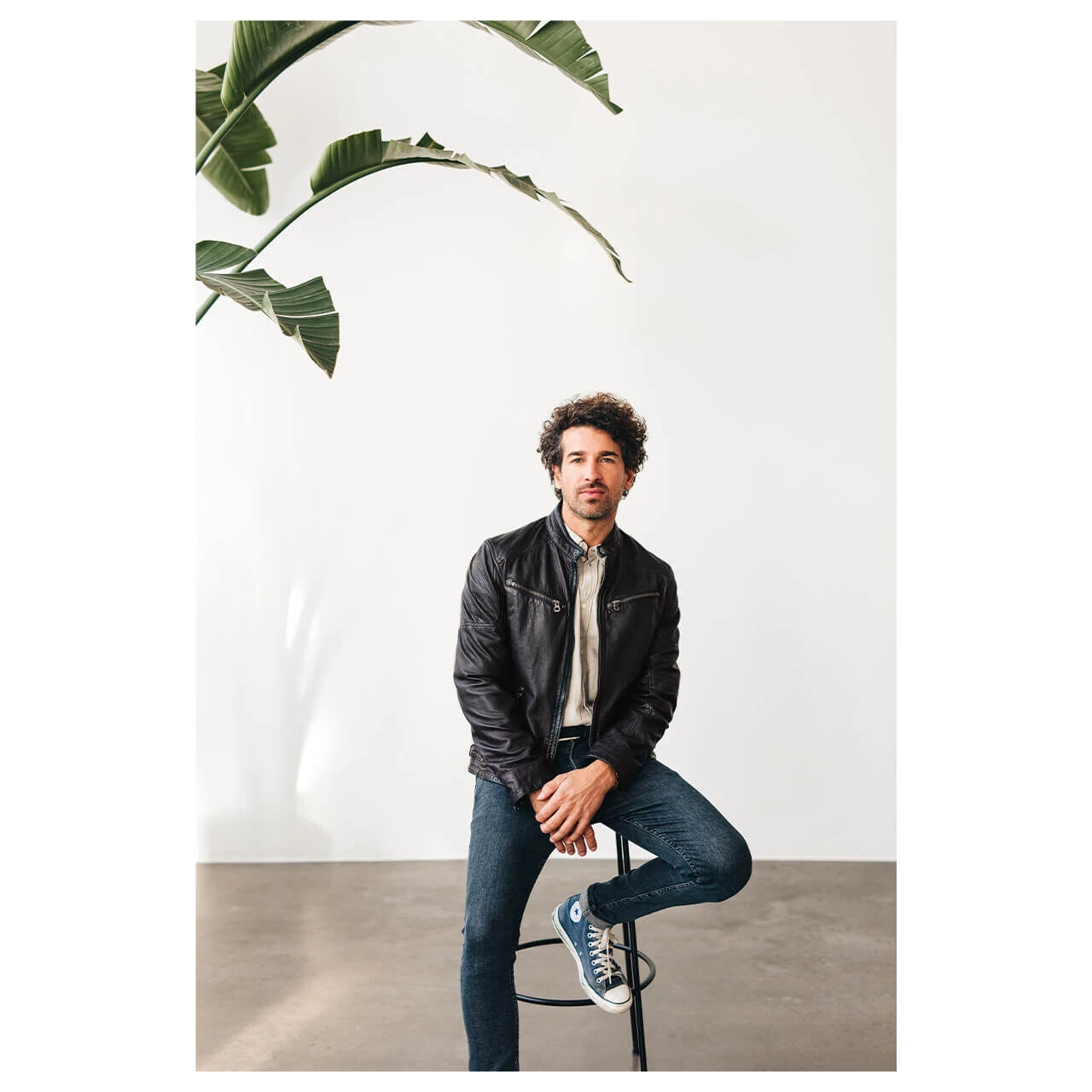 Gipsy (by Mauritius) Herren Lederjacke Marc Navy Black 2 Gipsy (by Mauritius) Herren Lederjacke Marc Navy Black – Bild 2