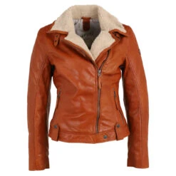 Gipsy (by Mauritius) Damen Lederjacke Tyla Cognac