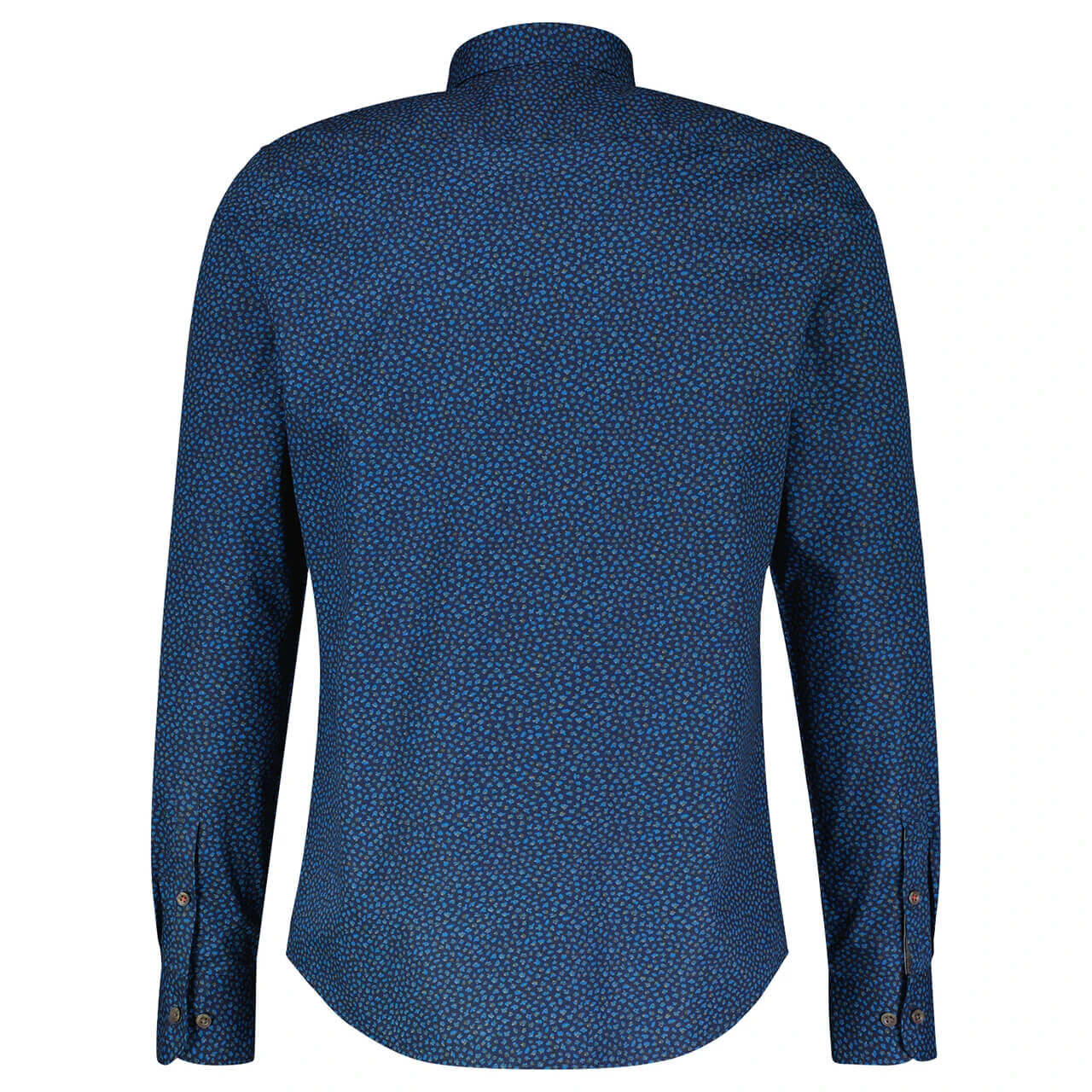 Lerros Herren Langarm Hemd Navy Painted Dots 2 Lerros Herren Langarm Hemd Navy Painted Dots – Bild 2