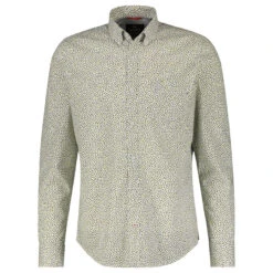 Lerros Herren Langarm Hemd White Painted Dots