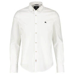 Lerros Herren Langarm Hemd Soft White