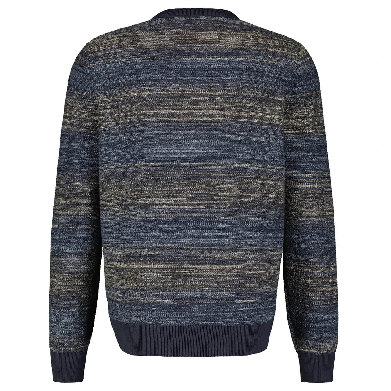 Lerros Herren Pullover Dark Navy Melange 2 Lerros Herren Pullover Dark Navy Melange – Bild 2