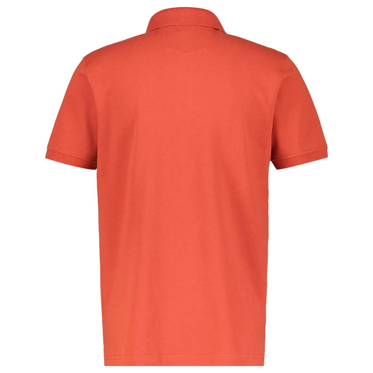 Lerros Herren Piqué Poloshirt Deep Coral Red 2 Lerros Herren Piqué Poloshirt Deep Coral Red – Bild 2
