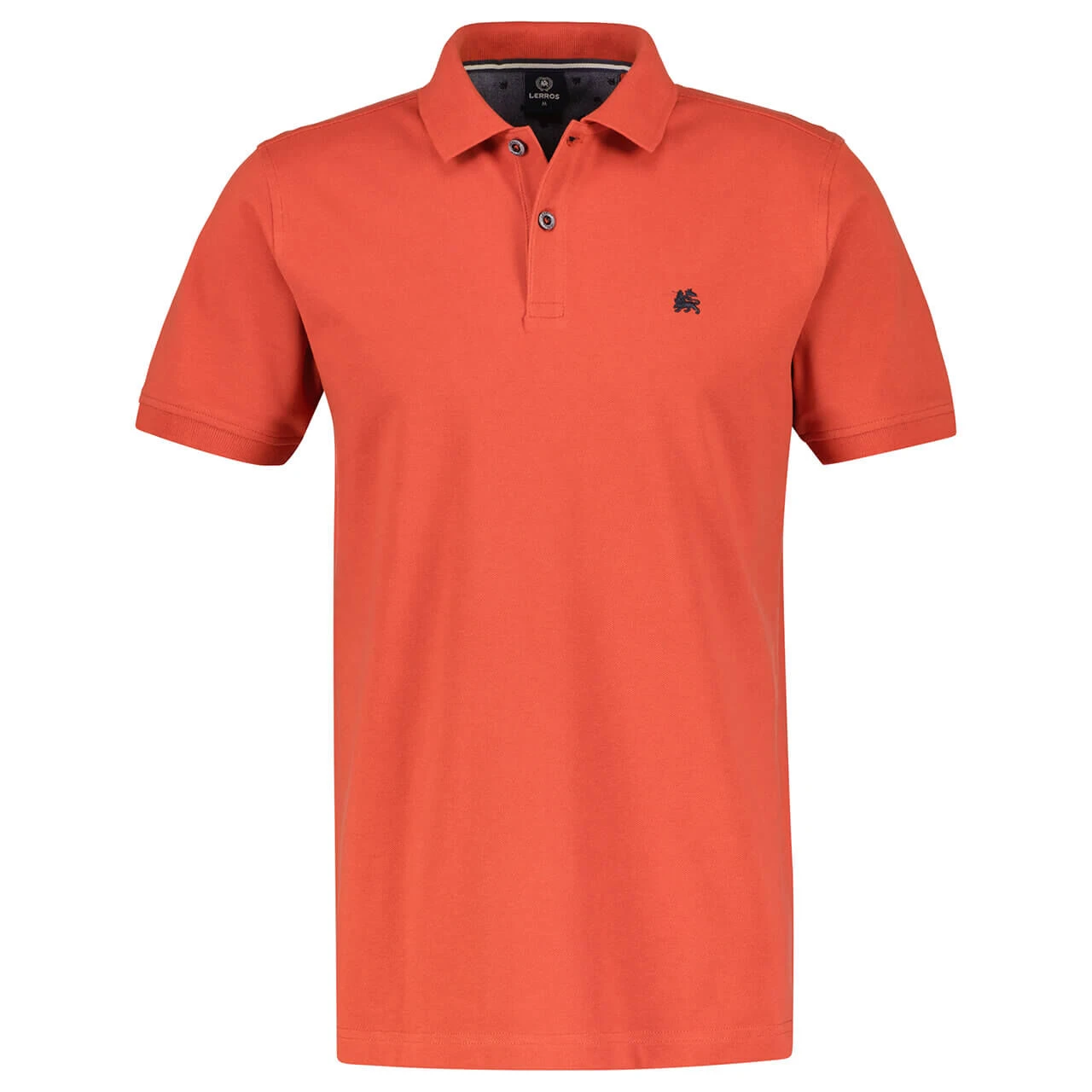 Lerros Herren Piqué Poloshirt Deep Coral Red 1 Lerros Herren Piqué Poloshirt Deep Coral Red