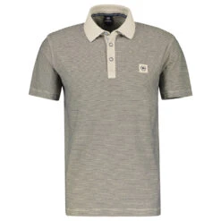 Lerros Herren Poloshirt Light Dune Beige Stripes