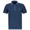 Lerros Herren Poloshirt Storm Blue Stripes