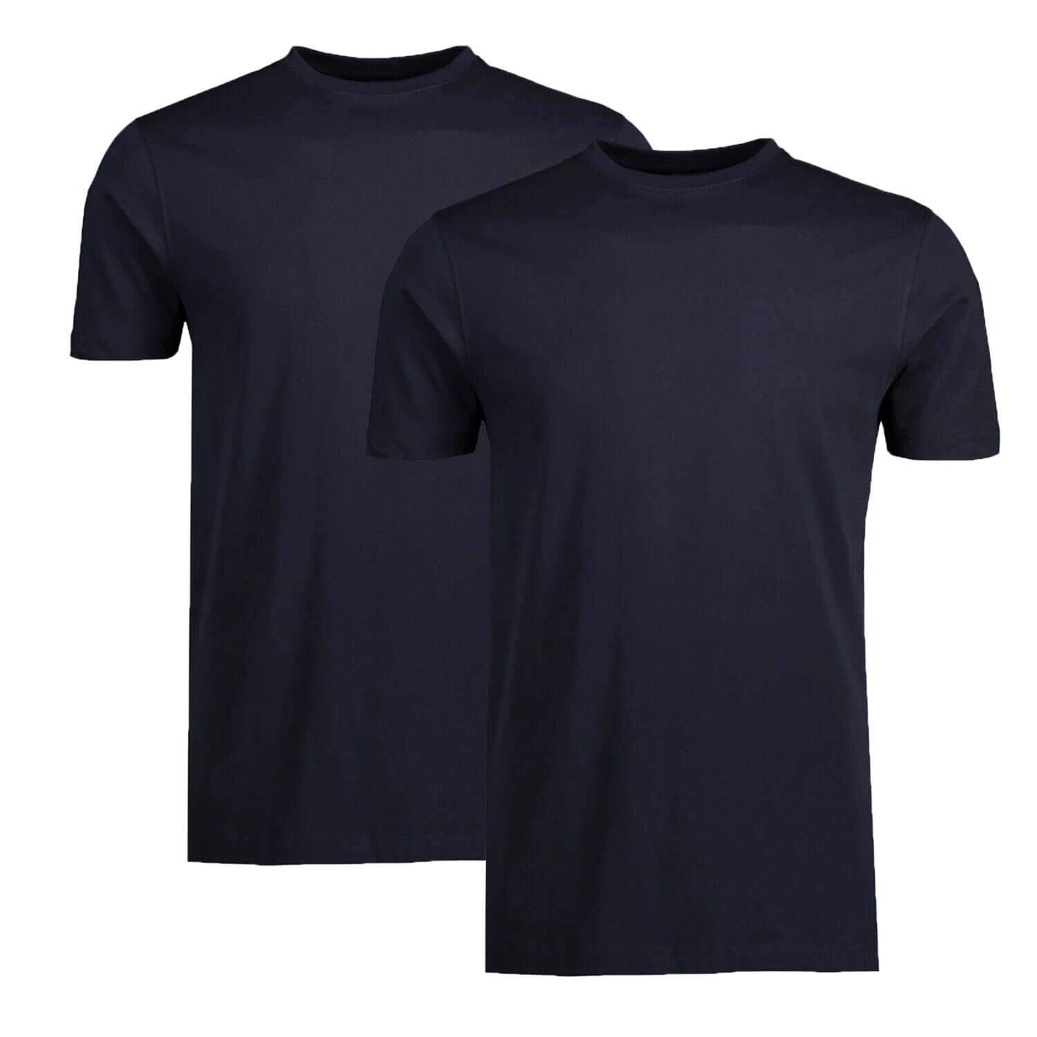 Lerros Herren T-Shirts Round Neck Marine Blue 1 Lerros Herren T-Shirts Round Neck Marine Blue