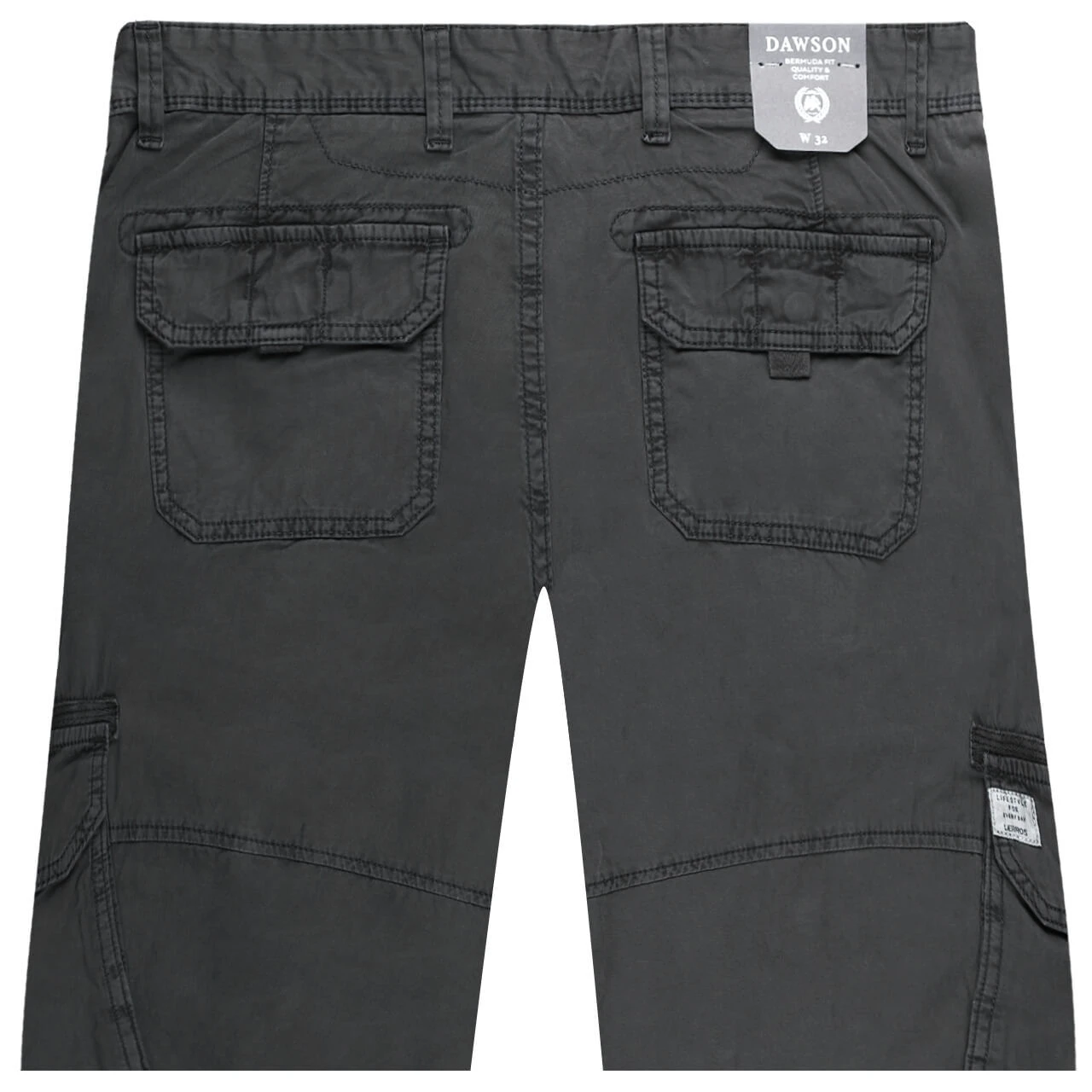 Lerros Dawson 3/4 Cargo Baumwollhose Mud 2 Lerros Dawson 3/4 Cargo Baumwollhose Mud – Bild 2