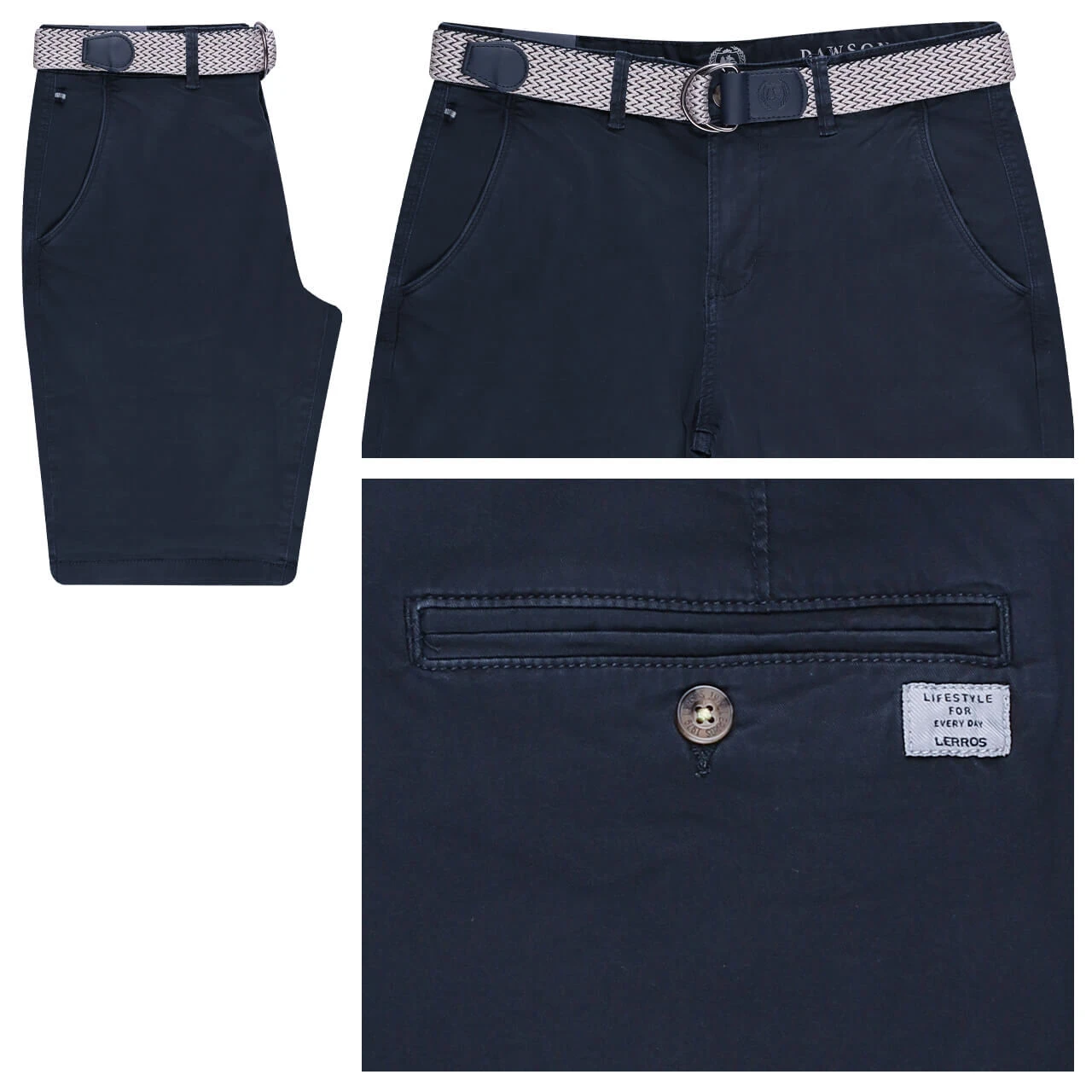 Lerros Dawson Baumwoll Bermuda Navy 1 Lerros Dawson Baumwoll Bermuda Navy