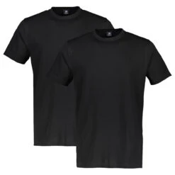 Lerros Herren T-Shirts Round Neck Black
