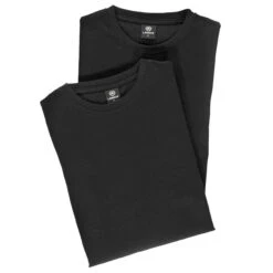 Lerros Herren T-Shirts Round Neck Black -Modezauber Günstiges Geschäft lerros roundneck 1 2 arm t shirt black 290 detail
