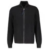 Lerros Herren Troyer Strickjacke Black