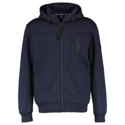 Lerros Herren Hoodie Sweatjacke Navy