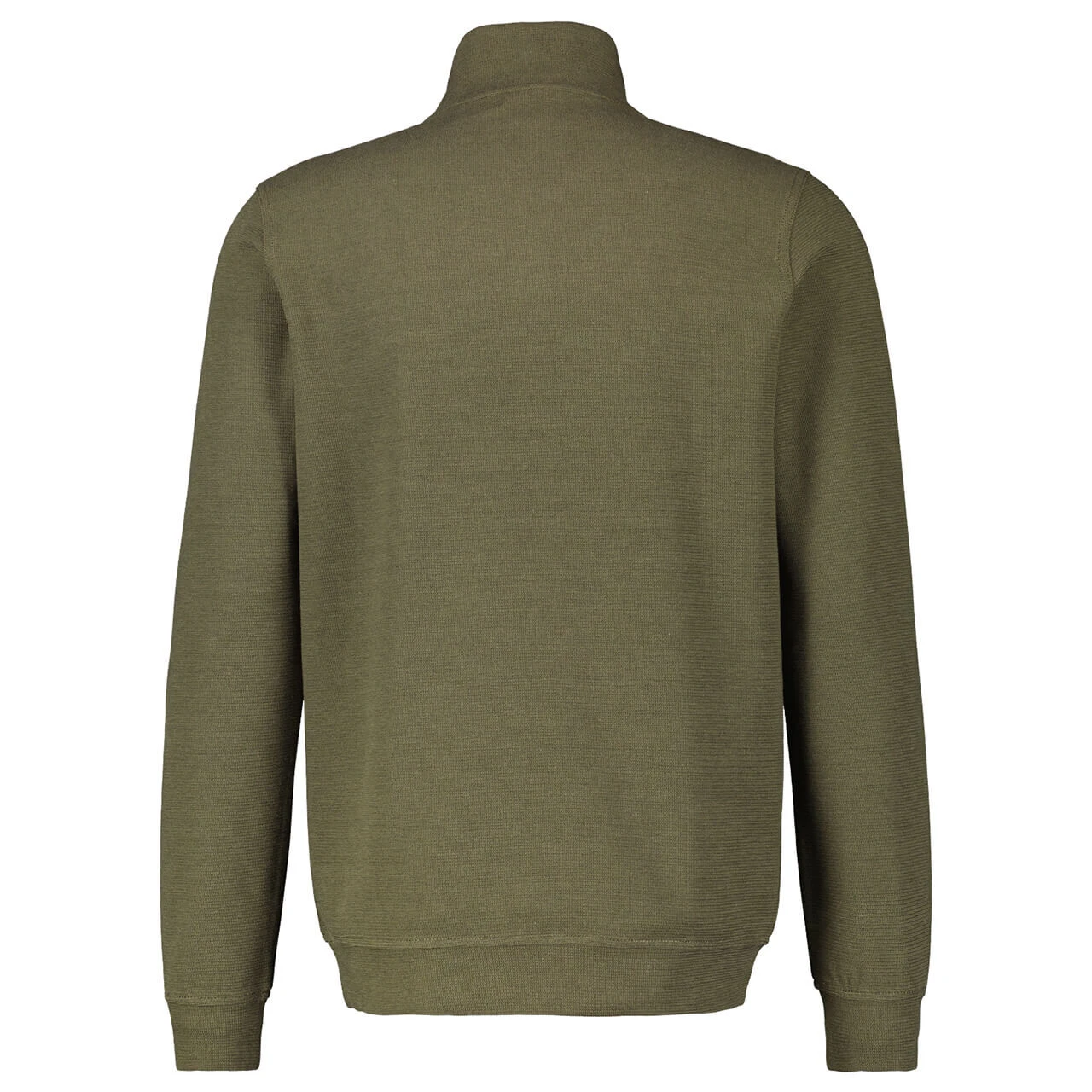 Lerros Herren Sweatjacke Troyer Aged Olive 2 Lerros Herren Sweatjacke Troyer Aged Olive – Bild 2
