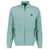 Lerros Herren Sweatjacke Troyer Turquoise Green