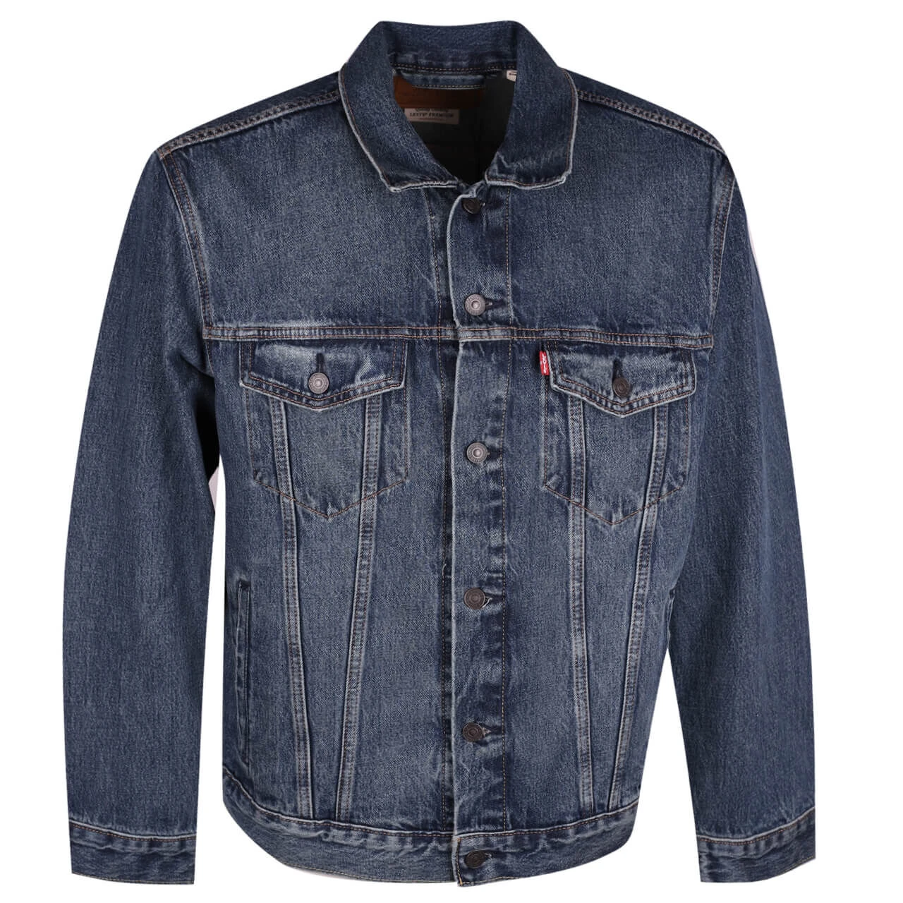 Tom Tailor Levi's® Herren Jeansjacke Trucker Jacket Mid Blue 1 Tom Tailor Levi's® Herren Jeansjacke Trucker Jacket Mid Blue