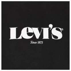Levis Levi's® Herren Logo Hoodie Sweatshirt Mineral Black -Modezauber Günstiges Geschäft levis pullover schwarz 0039 logo