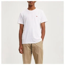 Levis Levi's® Herren Logo T-Shirt Clear White 11 Levis Levi's® Herren Logo T-Shirt Clear White -Modezauber Günstiges Geschäft levis tshirt basic weiss ansicht vorne