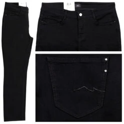 MAC Angela Jeans Black Black