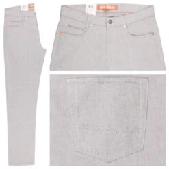 MAC Arne Baumwollhose Light Aluminium Structure