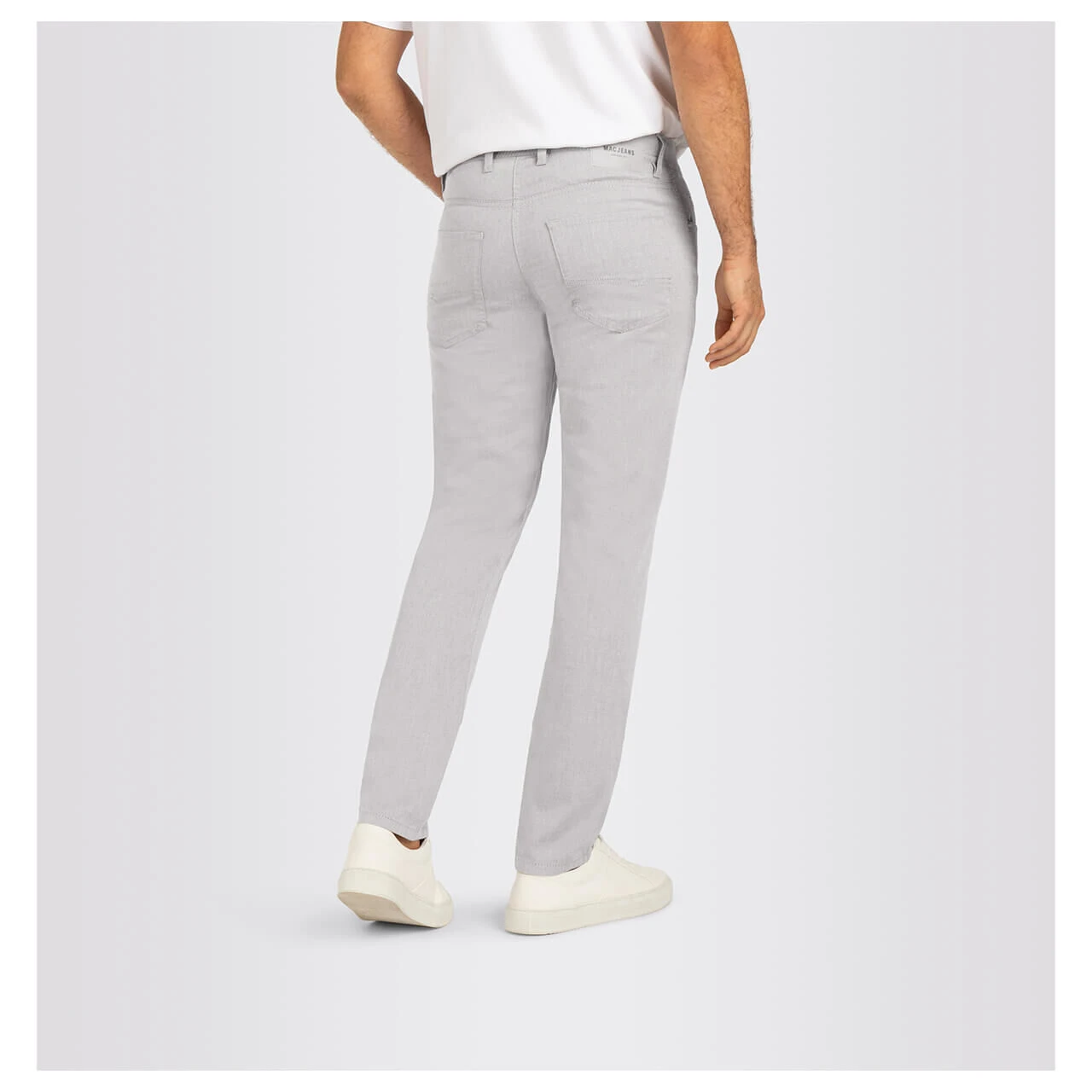 MAC Arne Baumwollhose Light Aluminium Structure 6 MAC Arne Baumwollhose Light Aluminium Structure – Bild 6