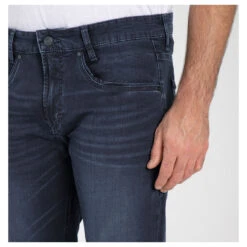 MAC Arne Pipe Jeans Deep Blue Od Black -Modezauber Günstiges Geschäft mac jeans arne pipe blau h795 model detail vorne