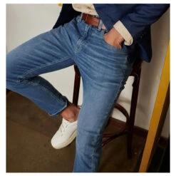 MAC Arne Pipe Jeans Midblue Vintage Wash -Modezauber Günstiges Geschäft mac jeans arne pipe light blue h476 detail