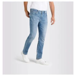 MAC Arne Pipe Jeans Midblue Vintage Wash -Modezauber Günstiges Geschäft mac jeans arne pipe light blue h476 vorn