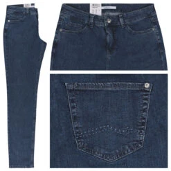 MAC Carrie Pipe Jeans Mid Blue Basic