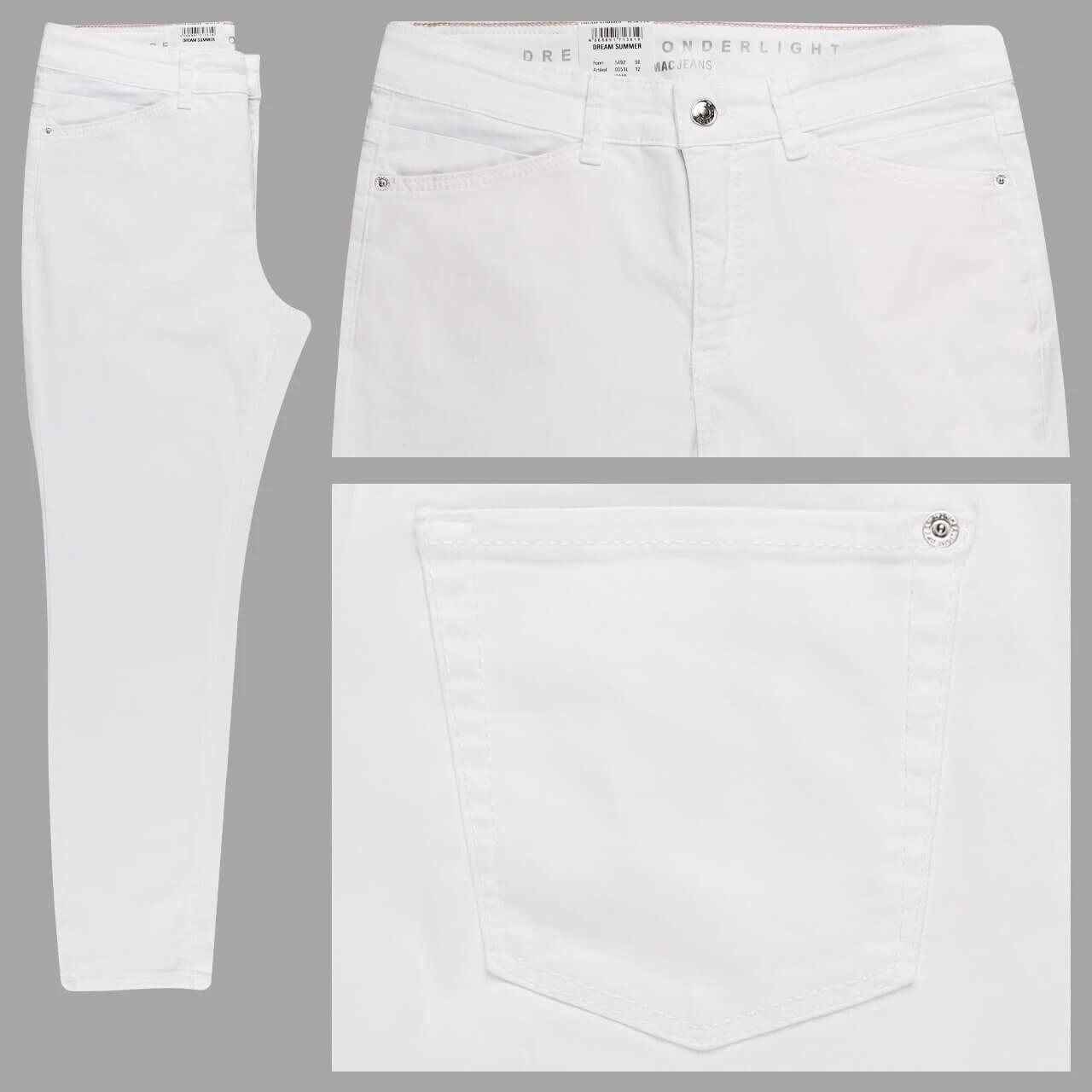 MAC Dream Summer 7/8 Jeans White Wonderlight 1 MAC Dream Summer 7/8 Jeans White Wonderlight