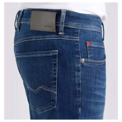 MAC Flexx Jeans Deep Blue Vintage Wash -Modezauber Günstiges Geschäft mac jeans flexx deep blue vinage wash h559 detail seitlich