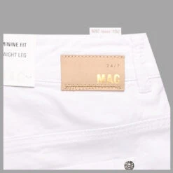MAC Gracia Baumwollhose White -Modezauber Günstiges Geschäft mac jeans gracia weiC39F 010 detail