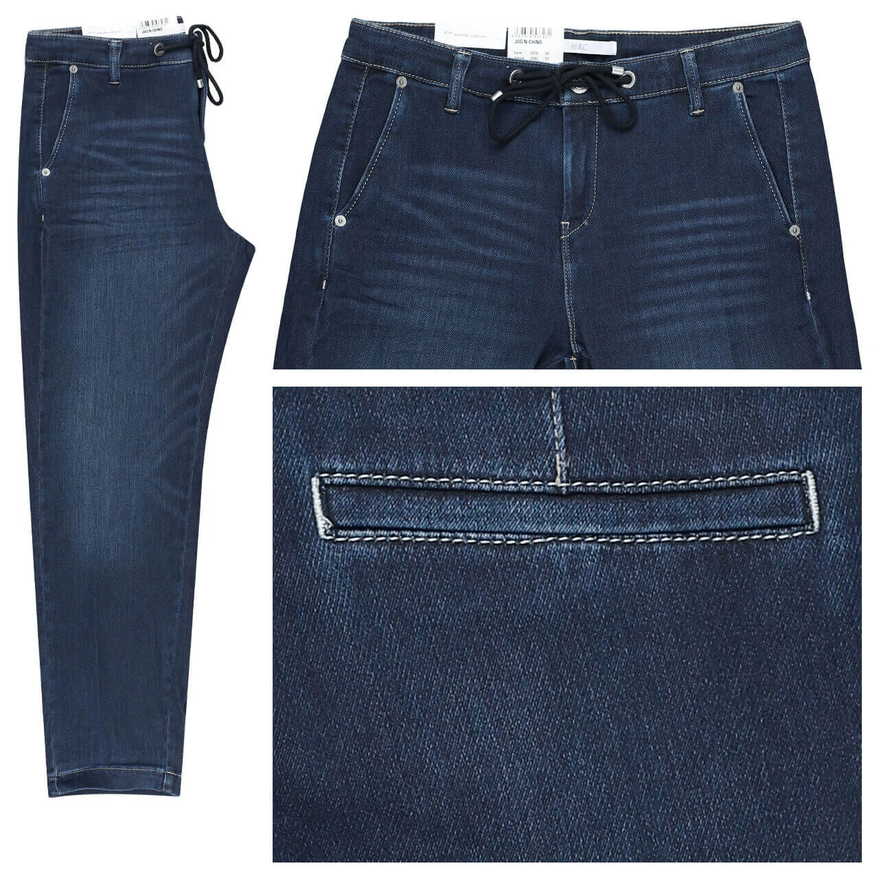 MAC Jogn Chino 7/8 Jeans New Basic Wash 1 MAC Jogn Chino 7/8 Jeans New Basic Wash