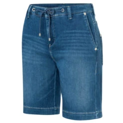 MAC Jogn Short Baumwoll Bermuda Mid Blue Cool Washed 17 MAC Jogn Short Baumwoll Bermuda Mid Blue Cool Washed -Modezauber Günstiges Geschäft mac jeans jog n short blau d507 ansicht