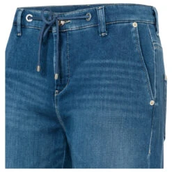 MAC Jogn Short Baumwoll Bermuda Mid Blue Cool Washed 18 MAC Jogn Short Baumwoll Bermuda Mid Blue Cool Washed -Modezauber Günstiges Geschäft mac jeans jog n short blau d507 ansicht front