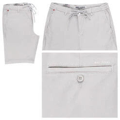 MAC Jogn Short Chino Baumwoll Bermuda Fog Beige