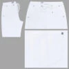 MAC Jogn Short Baumwoll Bermuda White Denim