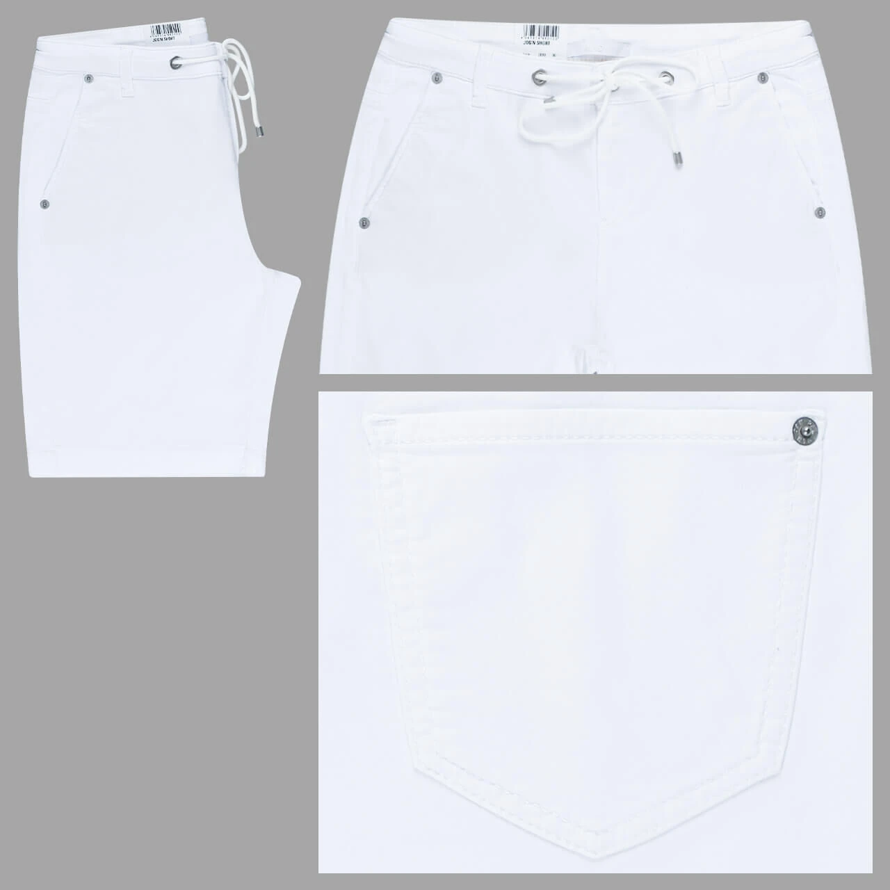MAC Jogn Short Baumwoll Bermuda White Denim 1 MAC Jogn Short Baumwoll Bermuda White Denim