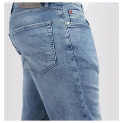 MAC Jogn Jeans Bermuda Light Authentic Blue -Modezauber Günstiges Geschäft mac jeans jogn bermuda blau h233 model detail seite