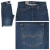MAC Jogn Jeans Bermuda Night Blue Vintage Wash