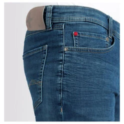 MAC Jogn Jeans Bermuda Night Blue Vintage Wash -Modezauber Günstiges Geschäft mac jeans jogn bermuda blau h659 model detail